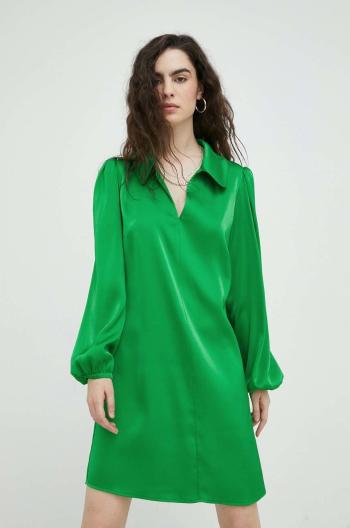 Šaty Samsoe Samsoe zelená barva, mini