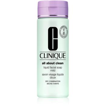 Clinique Liquid Facial Soap tekuté mýdlo pro suchou a smíšenou pleť 200 ml