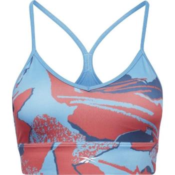 Reebok WOR AOP TRI BACK BRA Sportovní podprsenka, modrá, velikost M