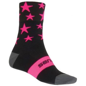 Sensor STARS Cyklistické ponožky, černá, velikost 39-42