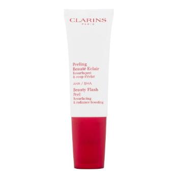 Clarins Beauty Flash Peel 50 ml peeling pro ženy poškozená krabička na všechny typy pleti; na rozjasnění pleti