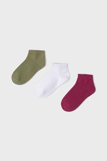 Dětské ponožky Mayoral (3-pack) fialová barva