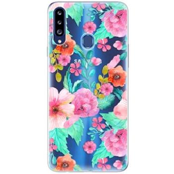 iSaprio Flower Pattern 01 pro Samsung Galaxy A20s (flopat01-TPU3_A20s)