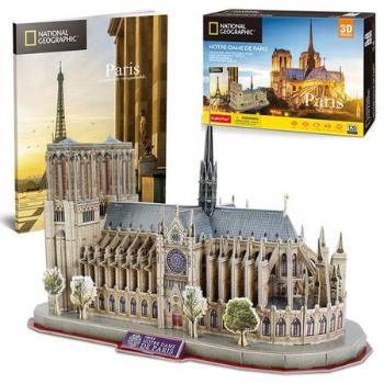 CUBICFUN 3D puzzle Katedrála Notre-Dame 128 dílků
