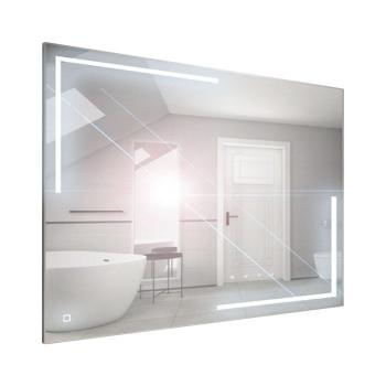 A-Interiéry Zrcadlo závěsné s pískovaným motivem a LED osvětlením Nika LED 3/100 nika led 3-100