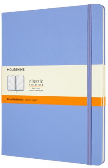 Moleskine: Zápisník tvrdý linkovaný sv. modrý XL