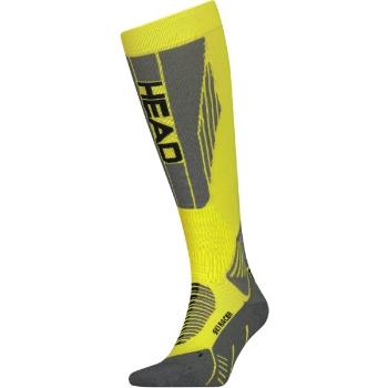 Head UNISEX SKI PERFORMANCE KNEEHIGH 1P Lyžařské ponožky, žlutá, velikost 39-42