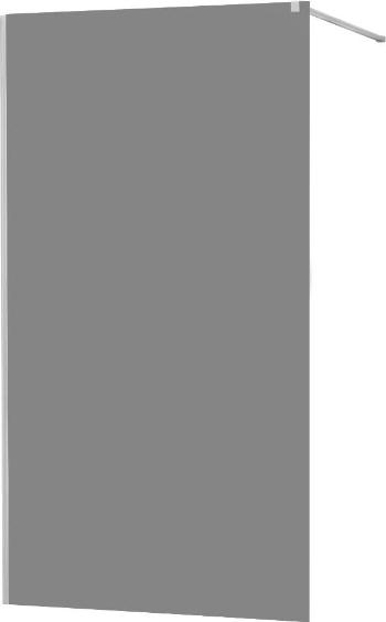 MEXEN/S KIOTO Sprchová zástěna WALK-IN 70x200 cm 8 mm, chrom, kouřové sklo 800-070-101-01-40