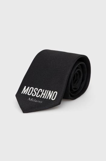 Kravata Moschino černá barva
