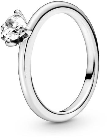 Pandora Stříbrný prsten se srdíčkem 198691C01 52 mm