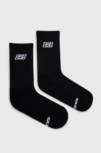 Ponožky Skechers (2-pack) černá barva