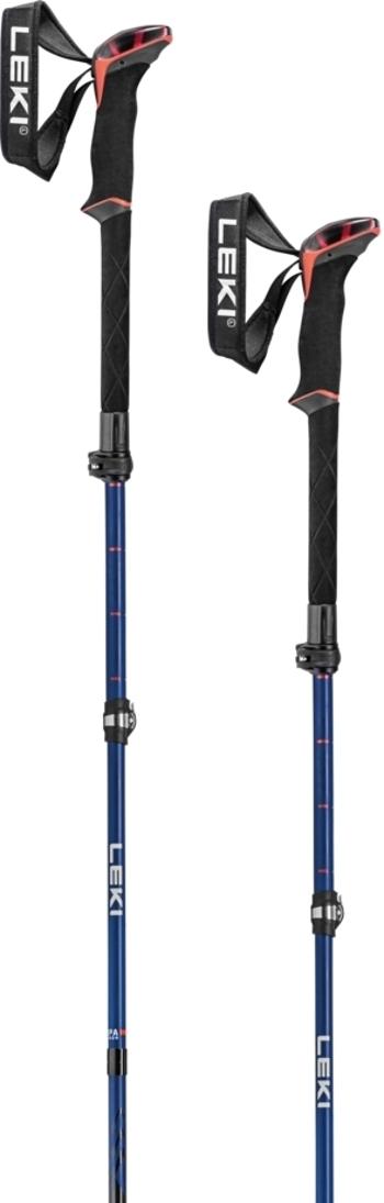 Leki Sherpa FX Carbon - midnight blue/darkblue/bright red 110-130