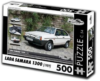 RETRO-AUTA Puzzle č. 54 Lada Samara 1300 (1989) 500 dílků