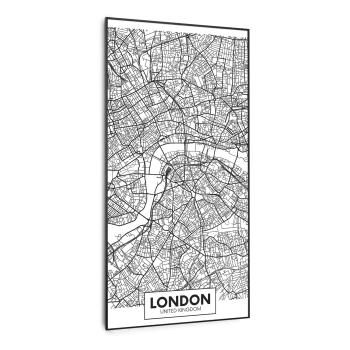 Klarstein Wonderwall Air Art Smart, infračervený ohřívač, mapa Londýna, 60 x 120 cm, 700 W
