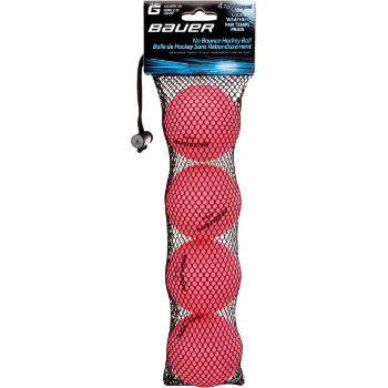 Bauer HOCKEY BALL WARM 4 PK Hokejové míčky, růžová, velikost UNI