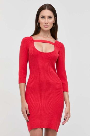Šaty Silvian Heach červená barva, mini