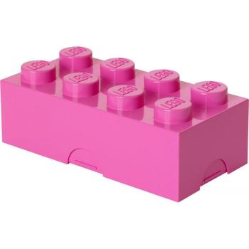 LEGO Box na svačinu 10 x 20 x 7,5 cm Růžová