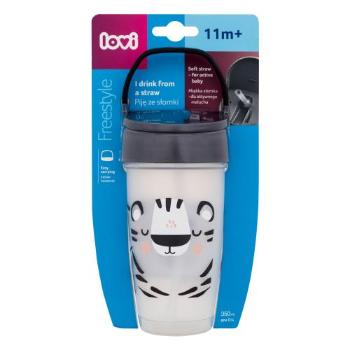 LOVI Salt&Pepper Cup With Straw 350 ml hrneček pro děti