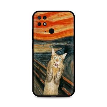 TopQ Kryt Xiaomi Redmi 10C Scared Cat 76219 (Sun-76219)