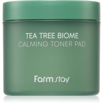 Farmstay Tea Tree Biome tonizační polštářky pro zklidnění pleti 140 ml