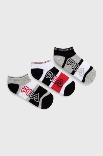 Dětské ponožky Fila ( 3-pak) šedá barva