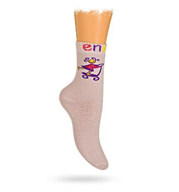 Dětské termo ponožky GATTA vzor ENERGY fialové Velikost: 27-29