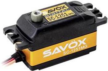 Savöx standardní servo SC-1251MG digitální servo Materiál převodovky kov Zásuvný systém JR