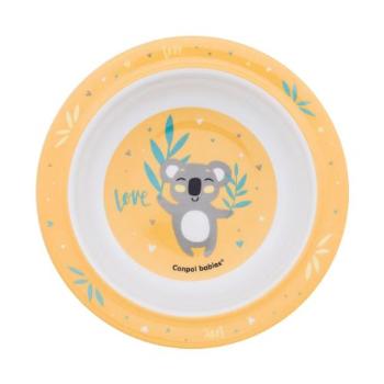 Canpol babies Exotic Animals Melamine Bowl With Suction Ring Yellow 270 ml nádobí pro děti