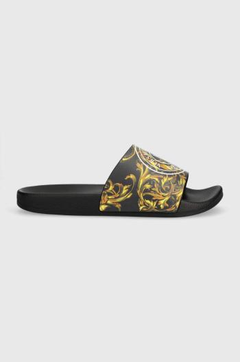 Pantofle Versace Jeans Couture Slide pánské, černá barva, 76YA3SQ3 ZS198 G89