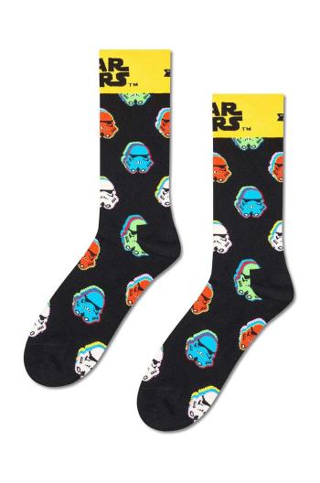 Ponožky Happy Socks x STAR WARS Stormtrooper Sock černá barva, P002886