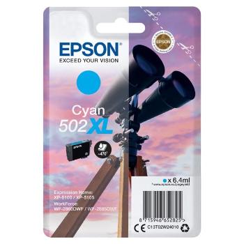EPSON C13T02W24010 - originální cartridge, azurová, 6,4ml