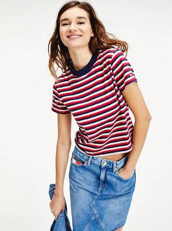 Tommy Hilfiger Tommy Jeans dámské pruhované tričko