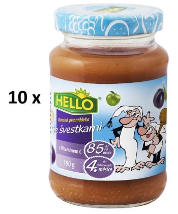 Hello ovocná přesnídávka se švestkami 10 x 190 g