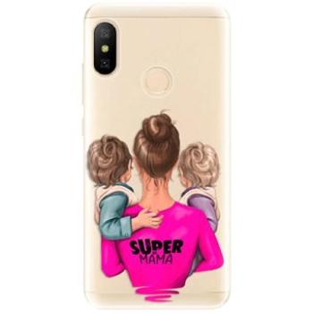 iSaprio Super Mama - Two Boys pro Xiaomi Mi A2 Lite (smtwboy-TPU2-MiA2L)