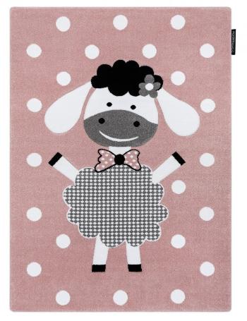 Dywany Łuszczów Dětský kusový koberec Petit Dolly sheep pink - 120x170 cm Růžová