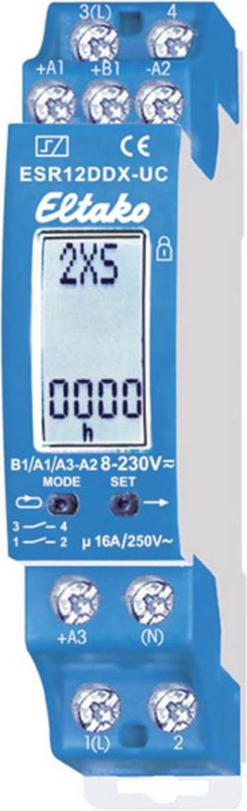 Impulsní spínač Eltako ESR12DDX-UC 21200302, 2 spínací kontakty, 230 V, 8 A, 2000 W