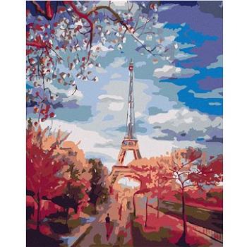 Malování podle čísel - Stromová alej k Eiffelovce (HRAmal00144nad)