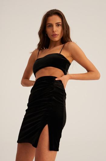 Sukně Undress Code černá barva, mini, jednoduchá