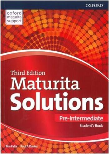 Maturita Solutions 3rd Edition Pre-Intermediate Student's Book - Davies Paul A