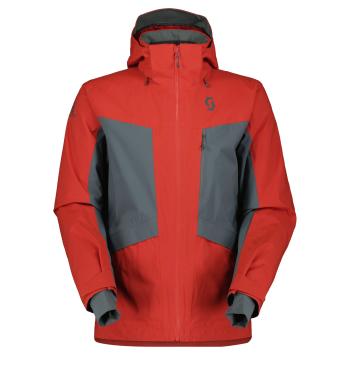 SCOTT Jacket M's Ultimate DRX, Magma Red/Grey Green (vzorek) velikost: M