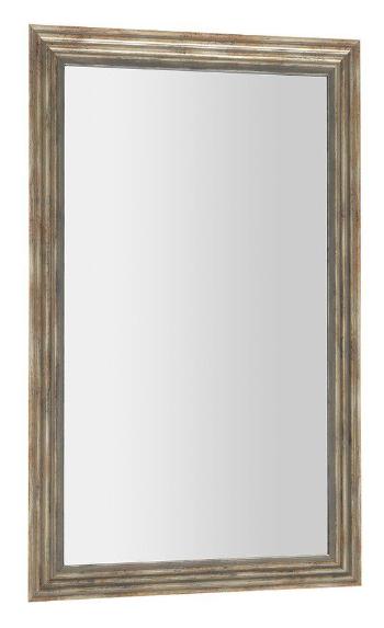SAPHO DEGAS zrcadlo v dřevěném rámu 616x1016mm, černá/starobronz NL731
