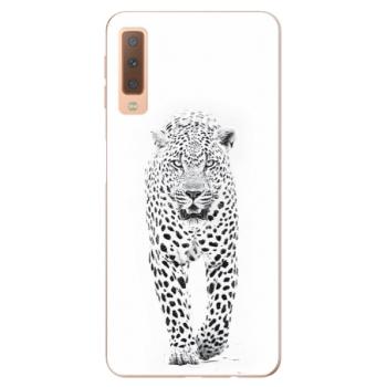 Odolné silikonové pouzdro iSaprio - White Jaguar - Samsung Galaxy A7 (2018)