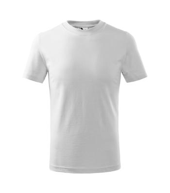 MALFINI Dětské tričko Basic - Bílá | 134 cm (8 let)