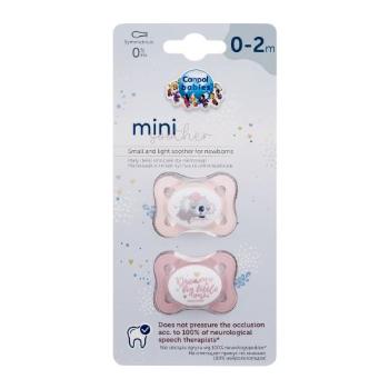 Canpol babies Sleepy Koala Mini Soother Pink 0-2m 2 ks dudlík pro děti