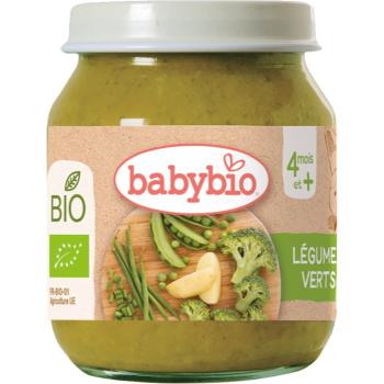 Babybio BIO zelená zelenina dětský příkrm 130 g