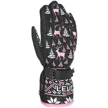 Level JUNIOR Dětské rukavice, černá, velikost 3