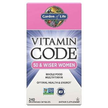 Garden of Life Vitamin Code RAW Women 50- pro ženy po padesátce - 120 kapslí