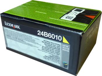 Lexmark originální toner 24B6010, yellow, 3000str., 24B6010, high capacity, Lexmark
