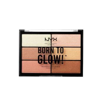 NYX Professional Makeup Born To Glow Highlighting Palette 28,8 g rozjasňovač pro ženy