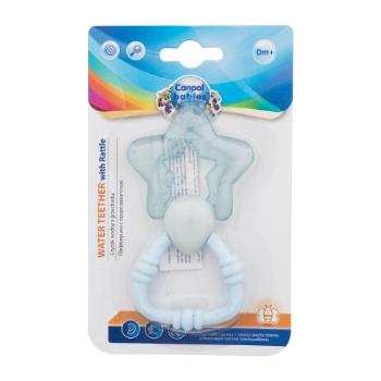 Canpol babies Water Teether With Rattle Blue 1 ks hračka pro děti